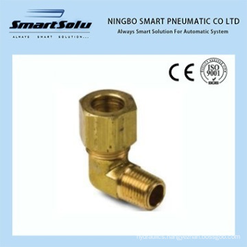 Pneumatic Quick Coupler Compression Copper Brass Aluminum Thermoplastic Tubing 90 Male Elbow